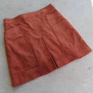 Burnt orange bcbg suede